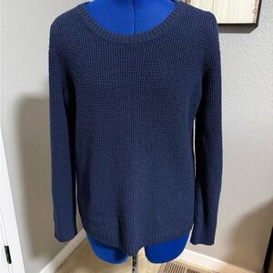 Market & Spruce Deep Blue Crew Neck Sweater